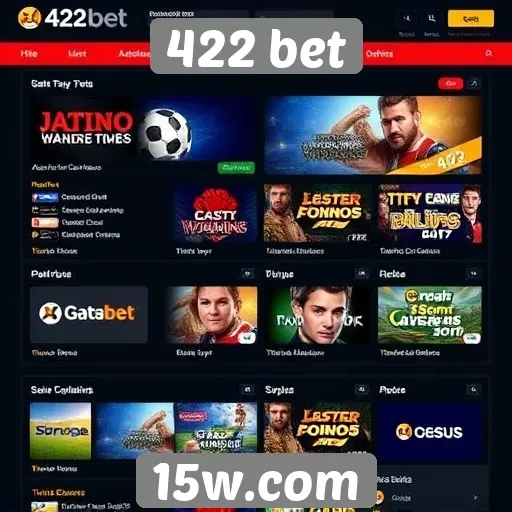 Novas opções de jogos oferecidas no 422 bet