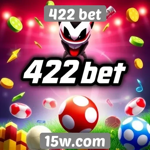 Variedade de jogos disponíveis na 422 bet